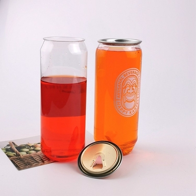 Macht freies leeres Plastikgetränkeglas Bpa für Soda-alkoholfreies Getränk 350ml 500ml ein