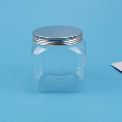 Süßigkeits-Glas-Café und Sugar Plastic Container With Lid des Haustier-480ml transparentes