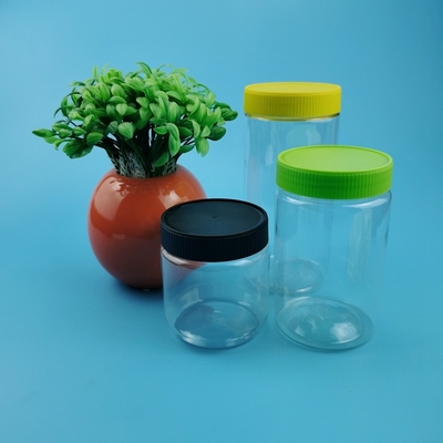 150ml Erdnussbutter-Verpackenflaschen-Glas-klare runde Behälter mit Schrauben-Deckeln