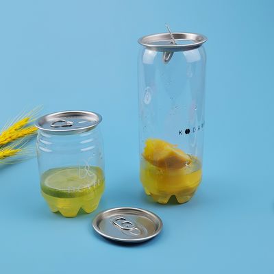 transparentes Soda-Plastikgetränkedosen des alkoholfreien Getränkes 650ml