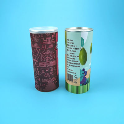 CMYK-zusammengesetzte Papierröhrenverpackung für Nuss-Süßigkeit