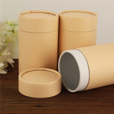 Silkscreen-Druckpapier-Rohr-Behälter für das Kaffee-Tee-Kraftpapier-Zylinder-Verpacken