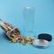 78mm FDA prüften Schrauben-Blumen-Tee-Plastiknahrungsmittelgläser