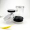 Körper bestreichen Plastiküberwurfmutter-Glas-kundenspezifisches Logo 120ml 50mm mit Butter