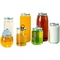 transparente Plastikglas-Haustier-Getränk-Flasche des getränk210ml
