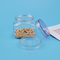 Klares Deckel-Haustier-Plätzchen-Glas-Quadrat der Schrauben-211# formen Plastiknahrungsmittelbehälter 380ml