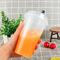 Gewohnheit nehmen Wegwerfplastik Juice Cup der kaffeetasse-700ml weg
