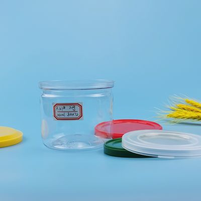 Plastik-340ML ziehen weg Plastikglas-Behältern des plätzchen-22g ab