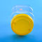 Freie 1450ml 131mm quadratische Plastiküberwurfmutter-Gläser BPA