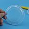 99mm transparentes flaches Hauben-Papier-Dose PET Plastikdeckel